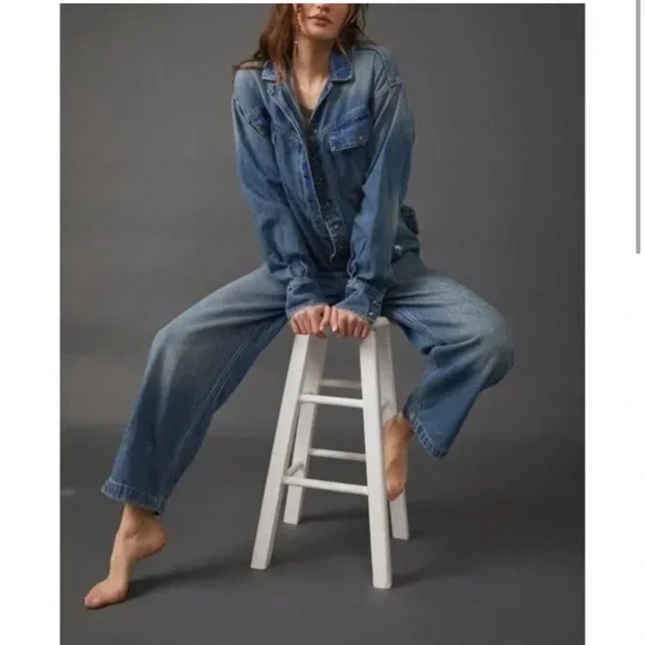 NWT Free People We The Free Townes Coverall In Color High Noon